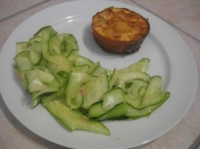 Carpaccio de courgettes