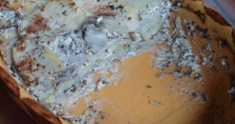 Gratin de patate douce aux herbes