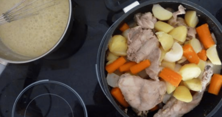 Blanquette de lapin à la vanille