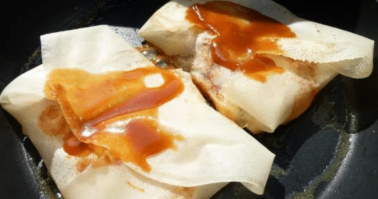 Croustillant poire caramel