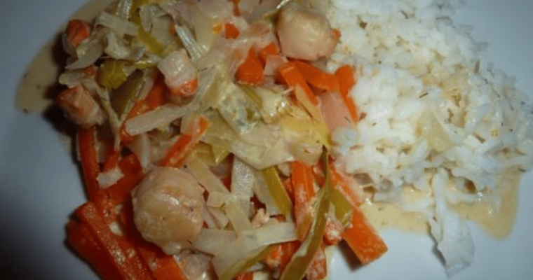 Blanquette de saint jacques