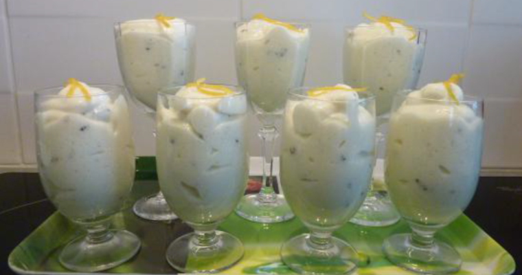 Mousse au thé vert
