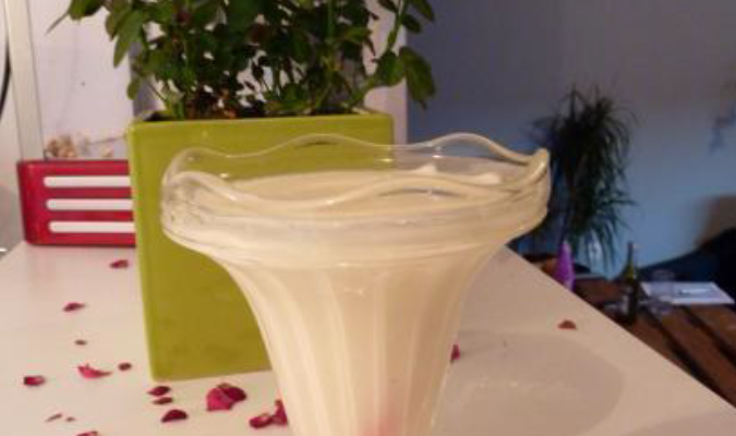Panna Cotta au citron cœur framboise