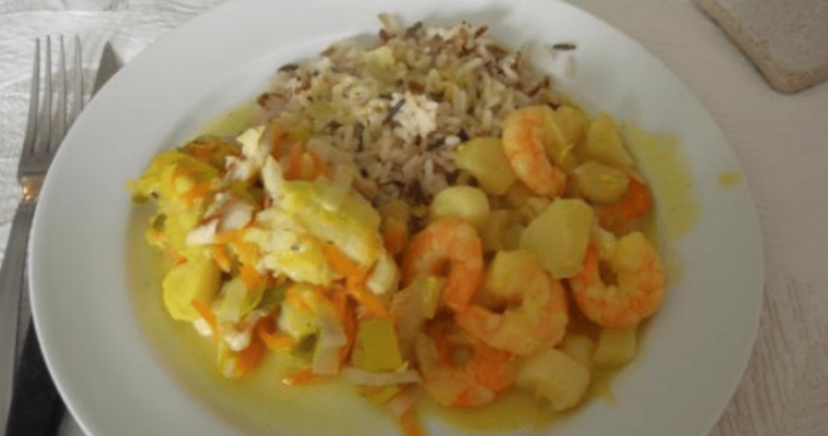 Poisson au curry