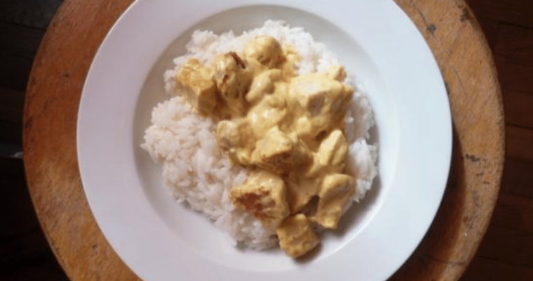 Poulet coco-curry