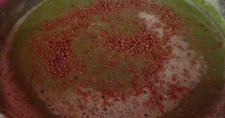 Soupe épinard coco