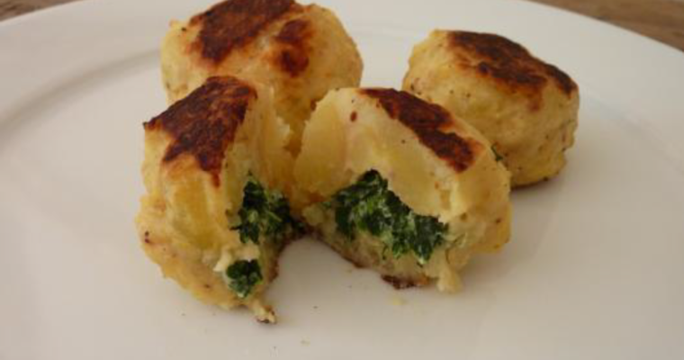Boulettes pommes de terre – épinard