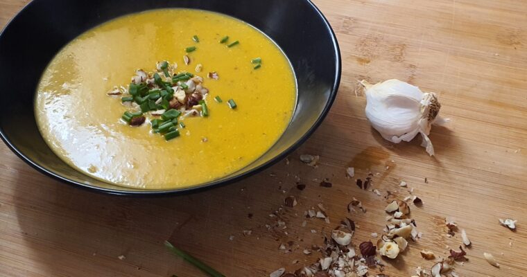 Soupe potiron noisette