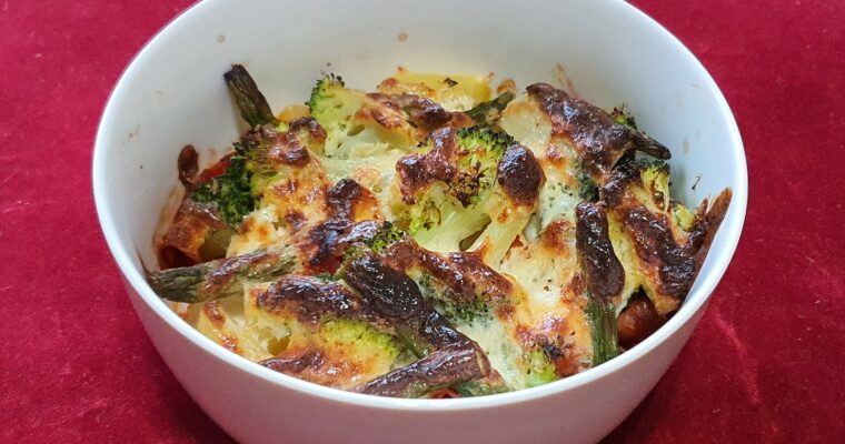 Gratin de légumes au chorizo