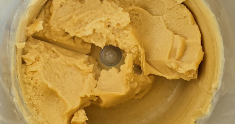 Glace à la cacahuète