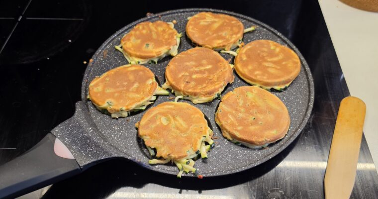 Mini crêpes de courgette